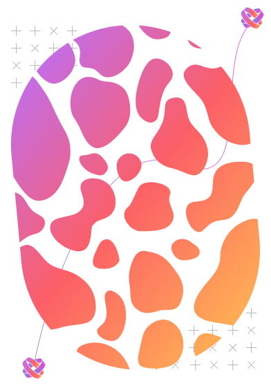 gradient pieces in group